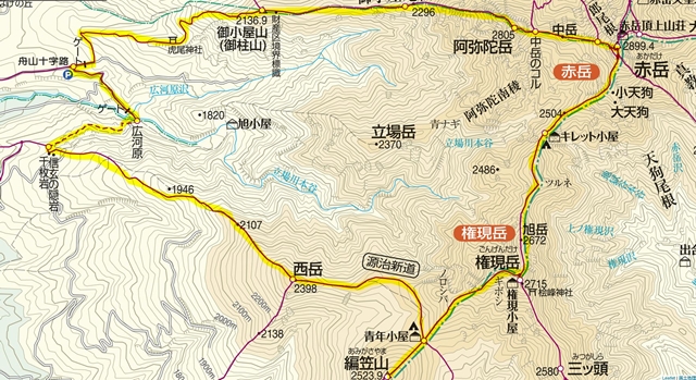 八ヶ岳,キレット,赤岳,権現岳,縦走,ツアー